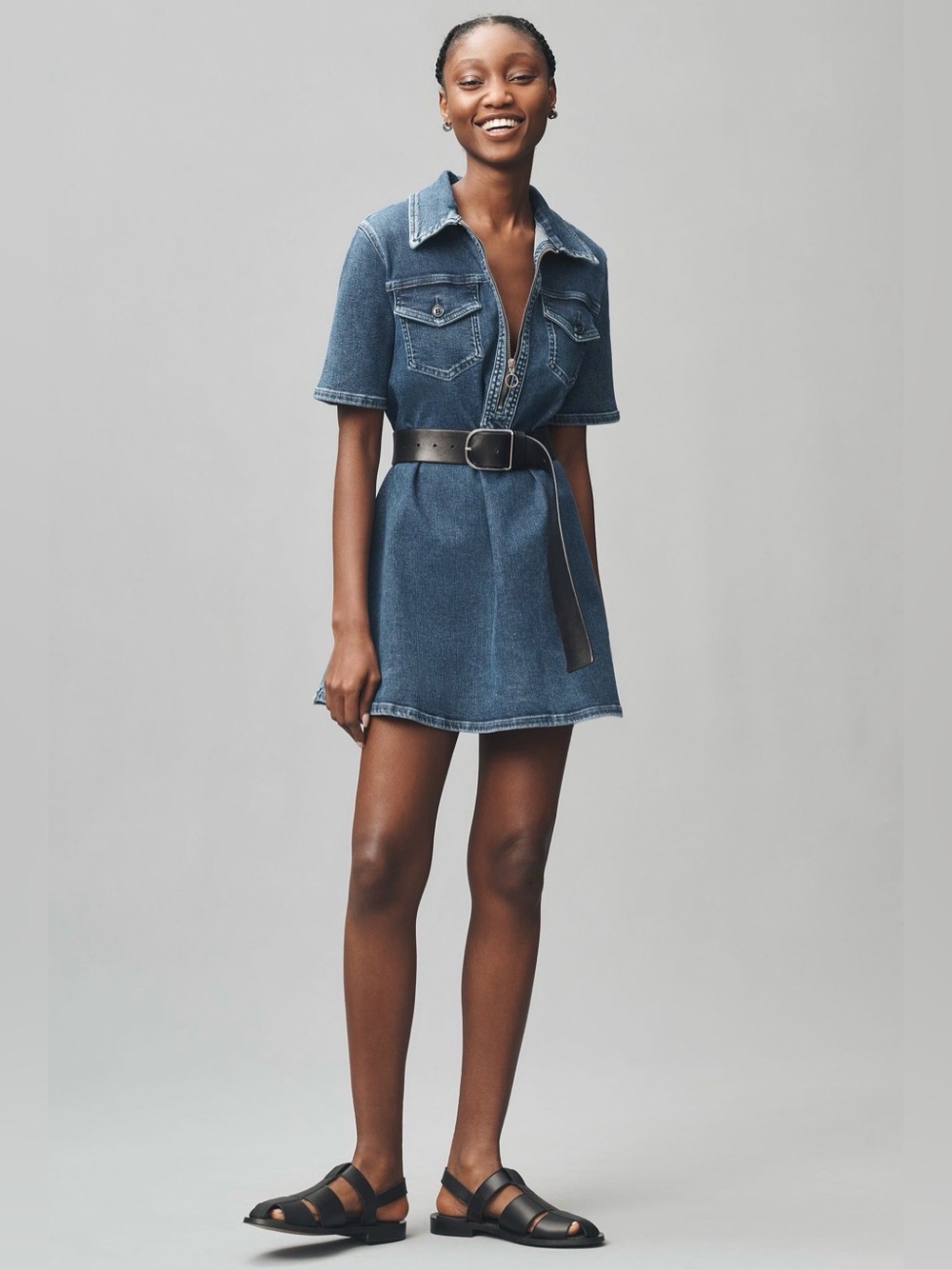 Pilcro The Westley Regenerative Mini Dress